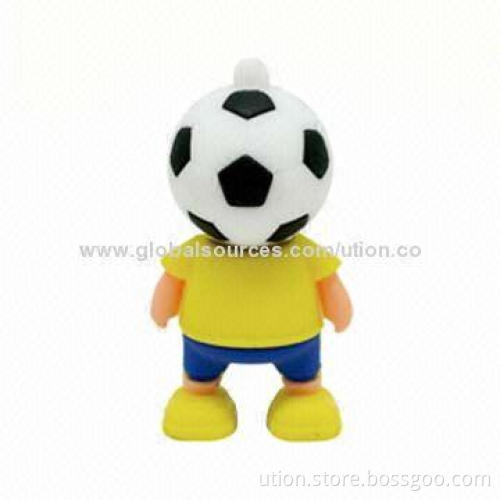Football Man Style Promotional USB Accessory with 1 to 32GB Memory Capacity